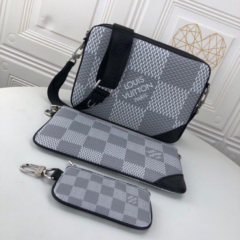 messenger bag Vuitton Mirror Quality tas selempang lv pria &amp; wanita import tas selempang LV