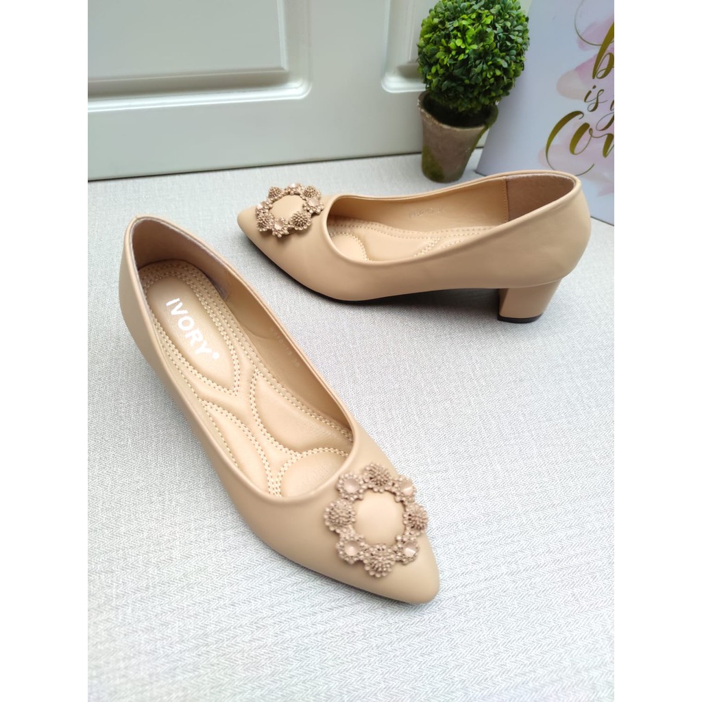 IVORY Sepatu Wanita Heels Pantofel Kerja 8410-13