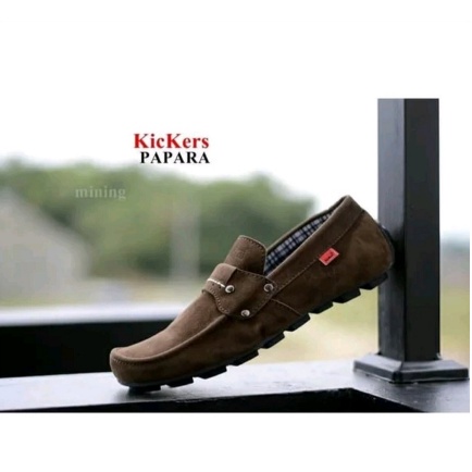 Bisa Cod !! Sepatu Slip On Pria Kickers Papara Murah Sepatu Casual Murah Kuliah Kerja Berkualitas