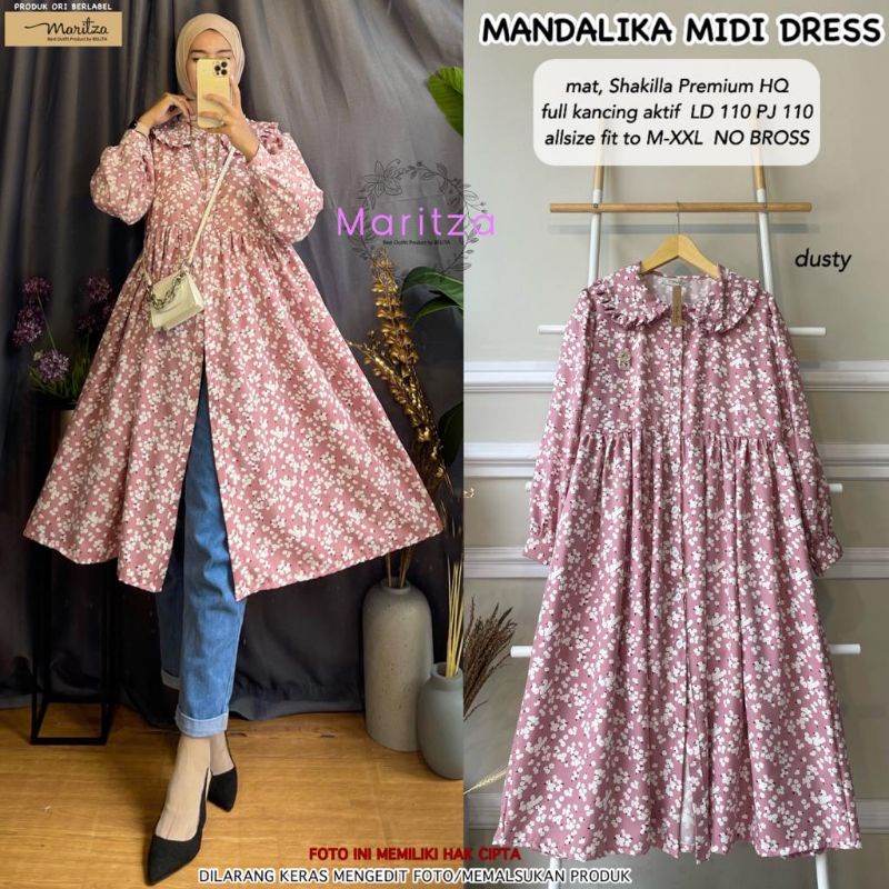 MANDALIKA MIDI DRESS BY MARITZA