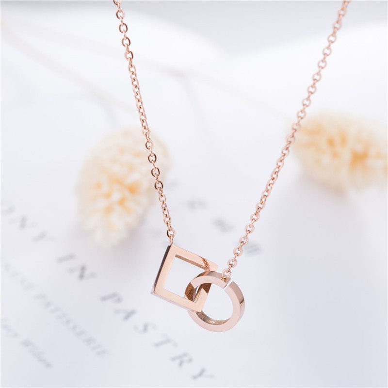 [New] Kalung fashion aksesoris titanium mini korea hadiah wanita cewek 316L anti karat KK160