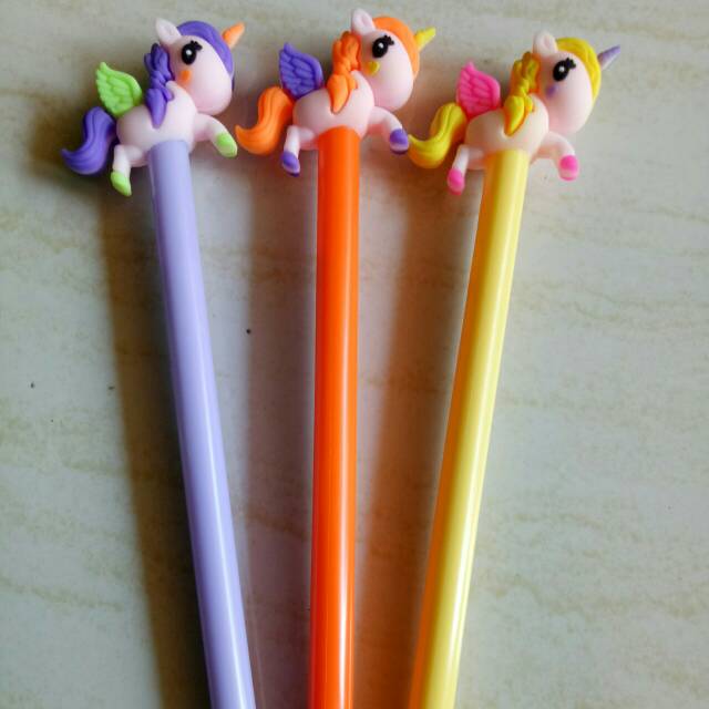 

Pulpen Unicorn Lucu / Pulpen Karakter / Hadiah Ulang Tahun / Souvenir Ulang Tahun