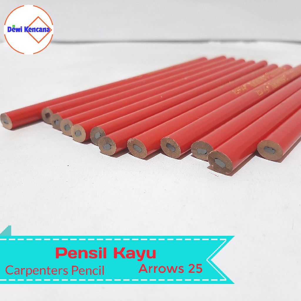 

Pensil Kayu Carpenters Pencils Arrows No.25