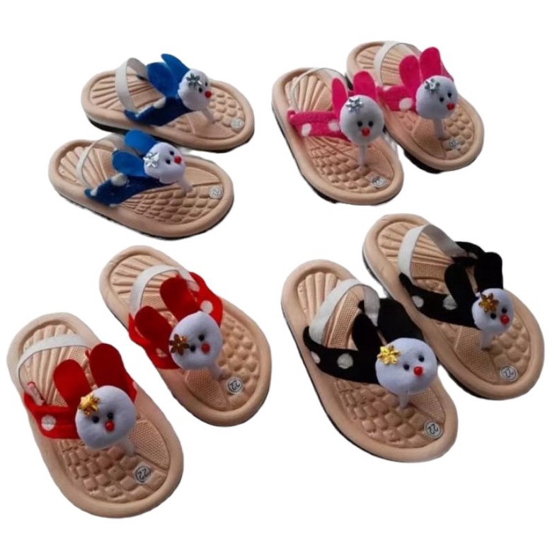 Sandal Baby Anak Perempuan Boneka Cute Usia 1 - 2 Tahun