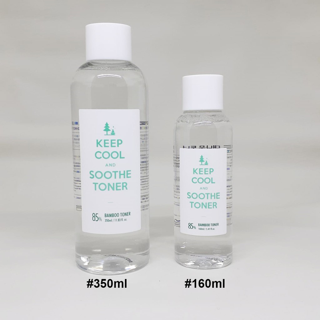 [BPOM] keep cool soothe bamboo TONER 160ml / 350ml