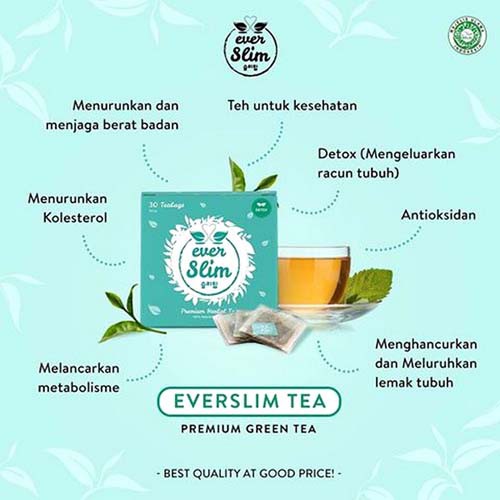 [ECER] TEH PELANGSING Ever Slim Premium Herbal Tea By Ever White