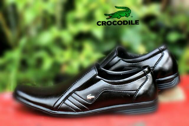 Cod Siap Kirim Sepatu Pria Crocodile Pantopel / Kerja Formal Kantoran Murah.,.09