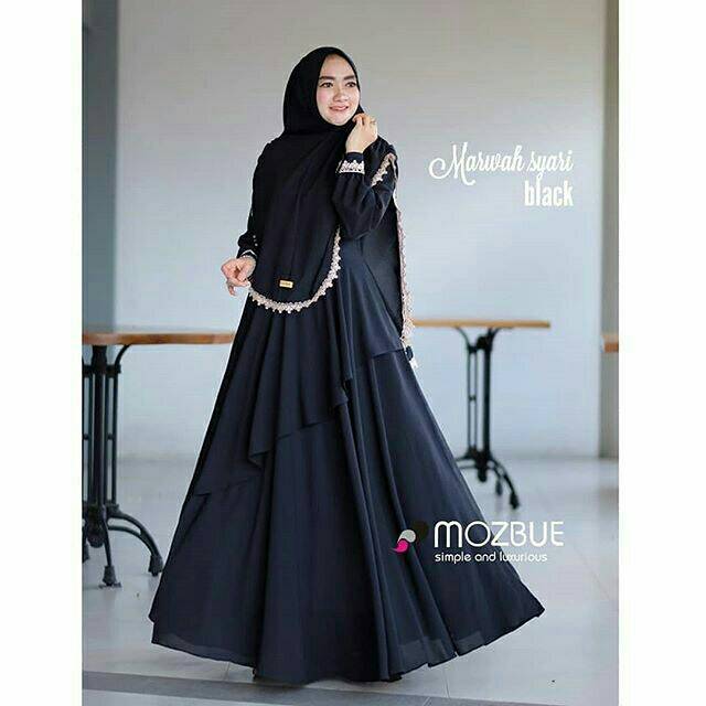 DRESS MUSLIM, baju wanita, baju gamis, dress, gamis, Baju gamis, fashion wanita, MARWAH SYARI Vol 2