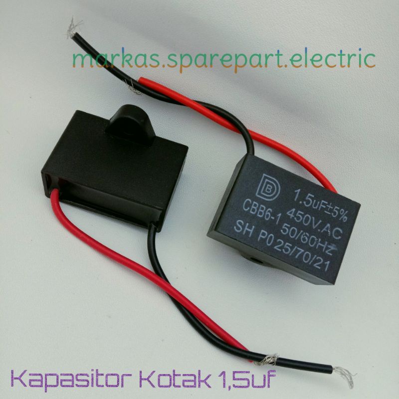 KAPASITOR KOTAK 1,5uf KABEL