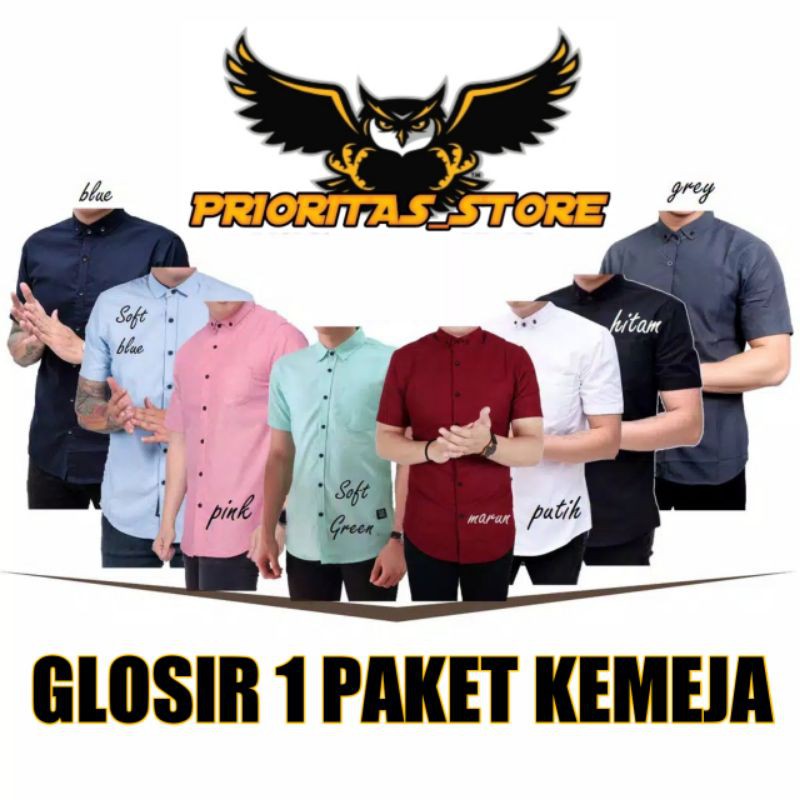 PROMO KEMEJA CECUAL 1PAKET(4WARNA)