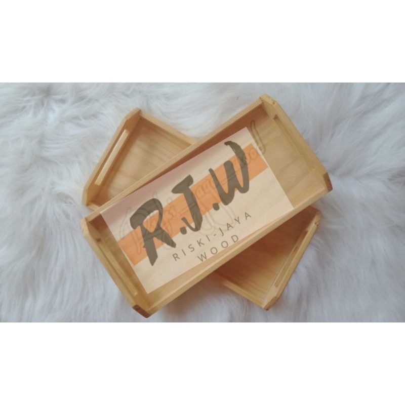 Latopia_ Ramadhan  Nampan 30X18X3 Wadah Saji Leser Baki Peran Dapur
