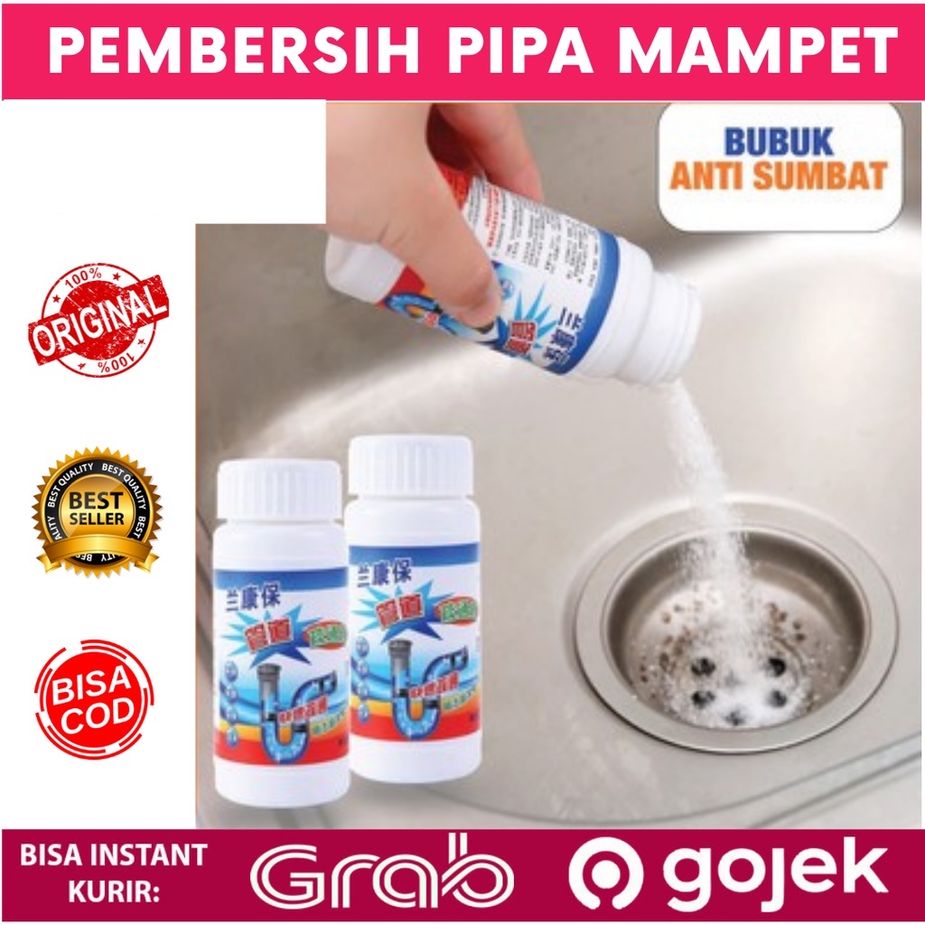 Obat Anti Mampet Pembersih Saluran Pipa WC Watafell Toilet Kloset Dredging Impor Asli