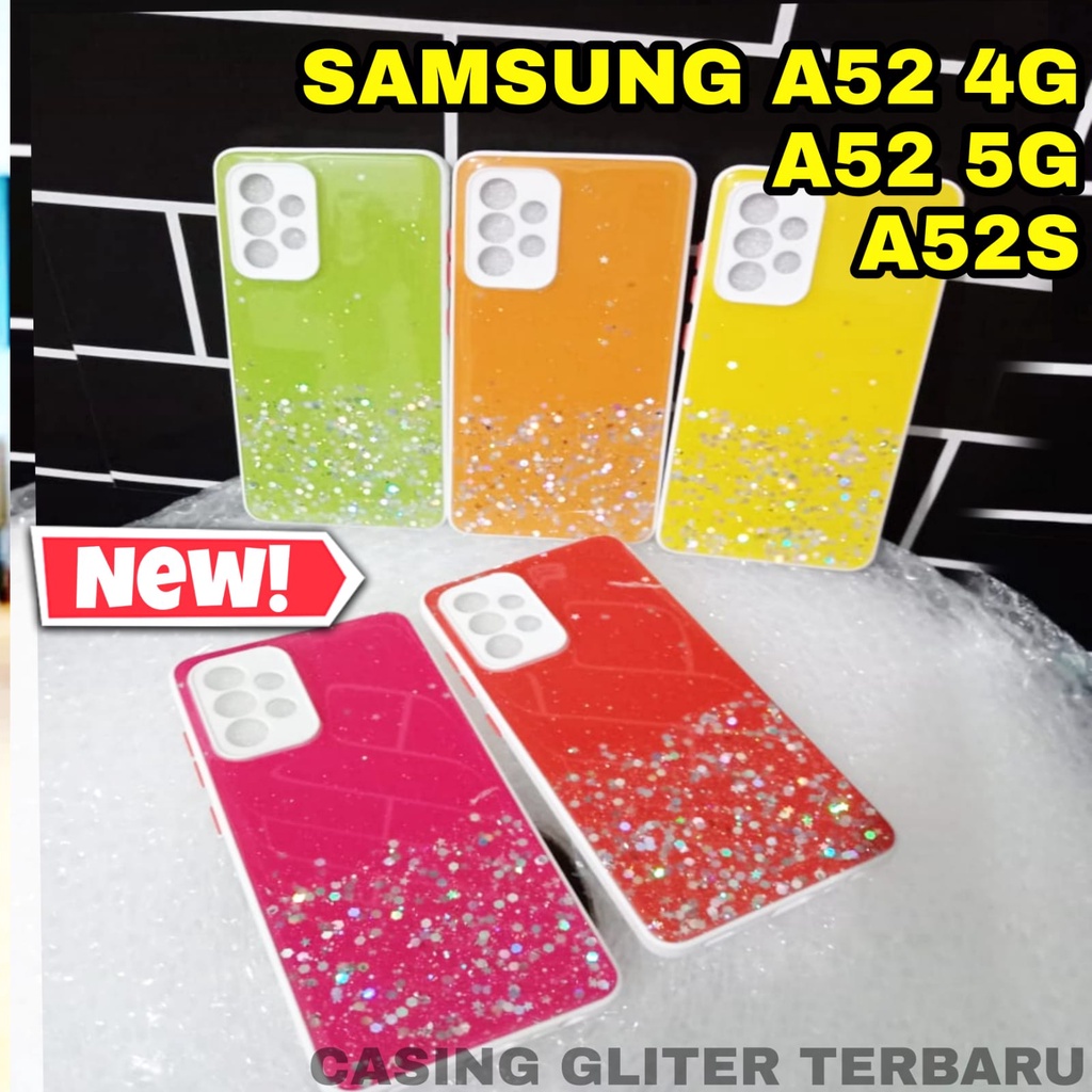 CASE SAMSUNG A52  A52 4G  A52 5G GLITTER MEWAH ORIGINAL CASING TERBARU