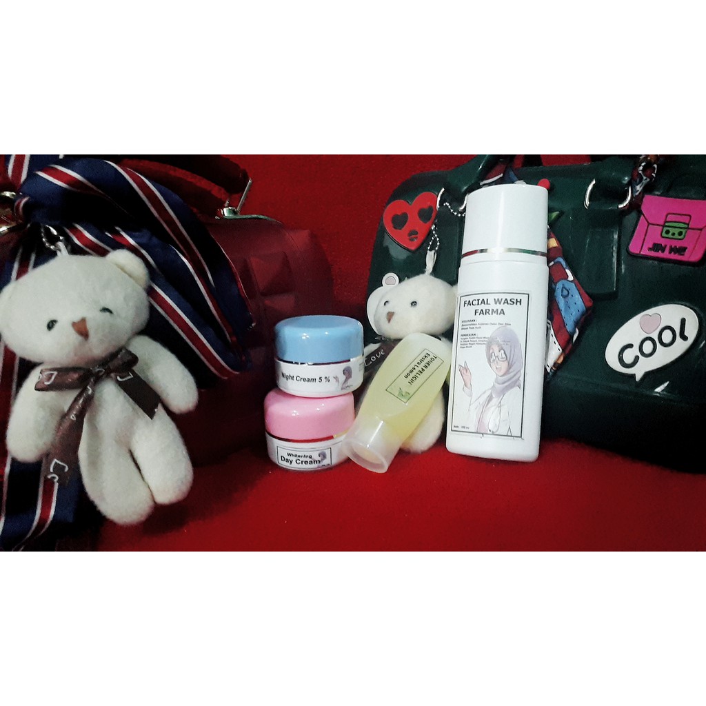 Cream farma original asli berlabel hijab