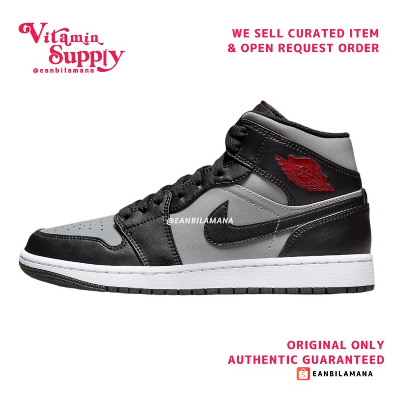AIR JORDAN 1 MID 'SHADOW RED'
