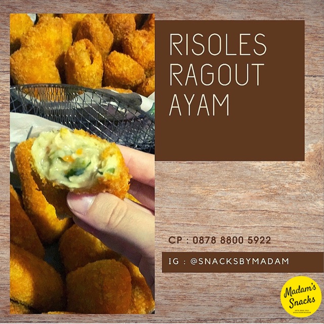 

Risol Rogut / Risoles Ragout Ayam homemade (12 pcs)