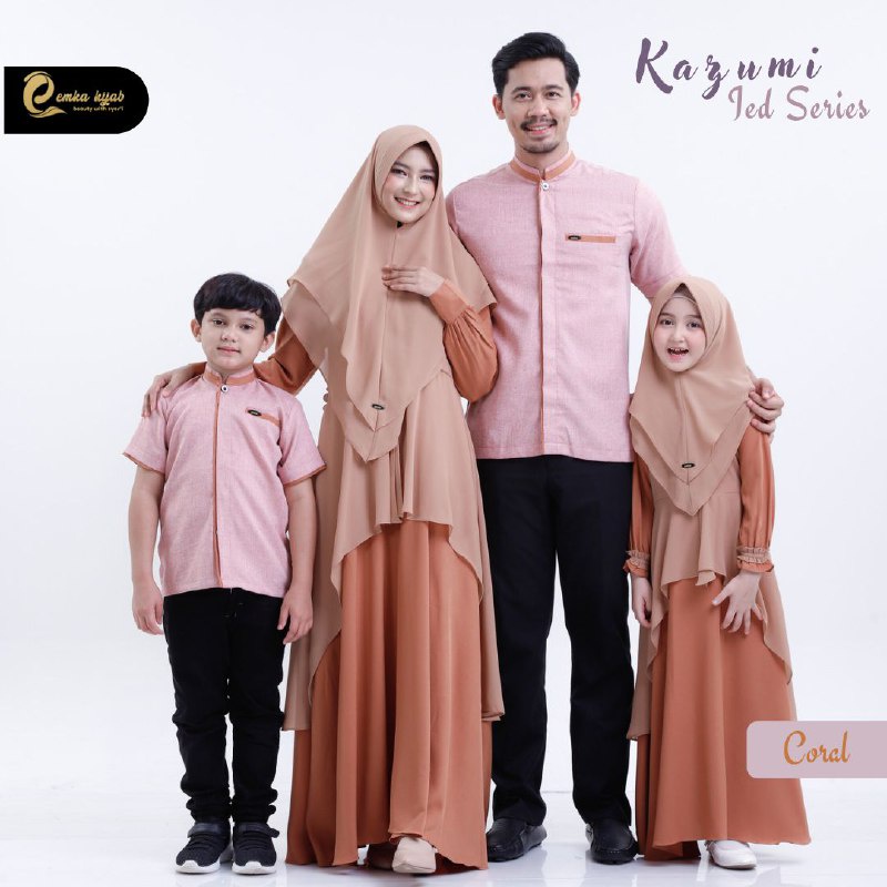 Koko Kids Kazumi Ied Series by Emka Hijab - Sarimbit Keluarga Terbaru Kekinian