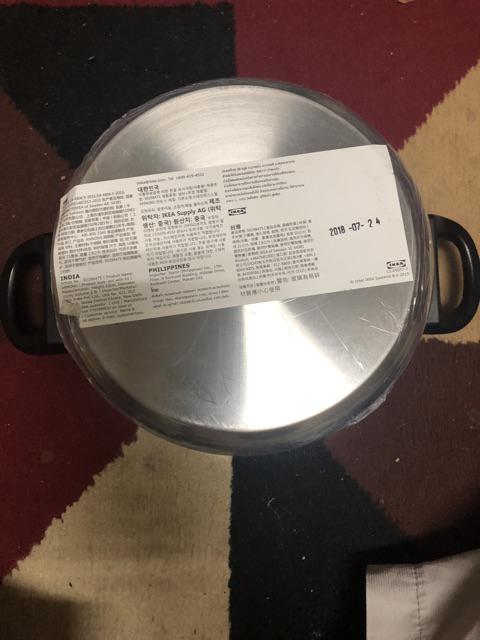 Panci Dengan Penutup, Peralatan Masak Dari Kaca, Baja Tahan Karat , 2.8 Liter An426