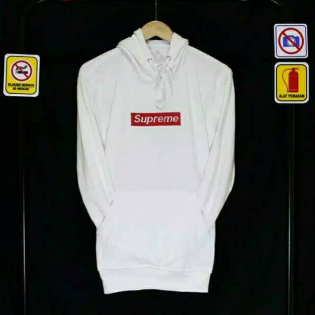 Jaket hoodie sweater supreme box logo