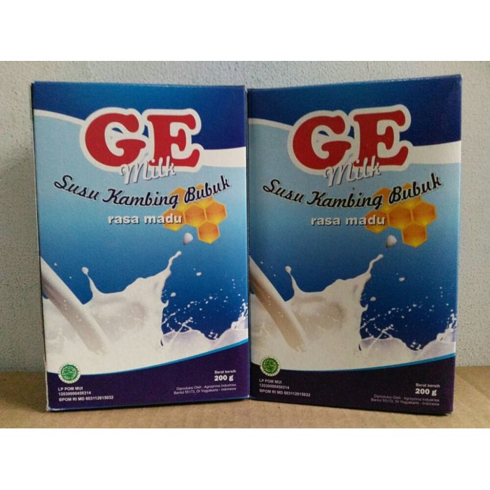 

Susu Kambing Bubuk Rasa Madu GE Milk
