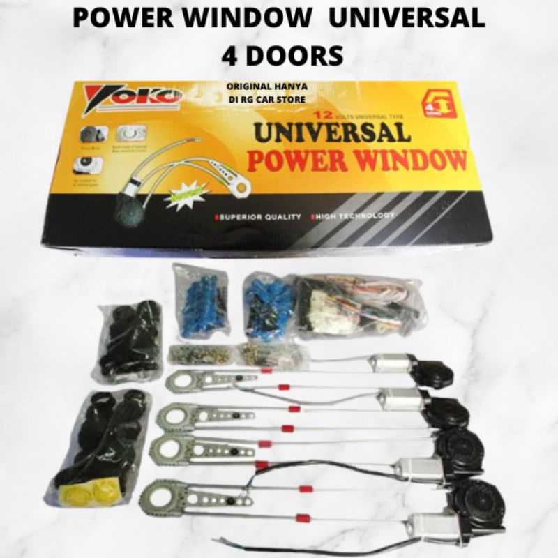 POWER WINDOW YOKO UNIVERSAL BISA UNTUK SEMUA JENIS MOBIL