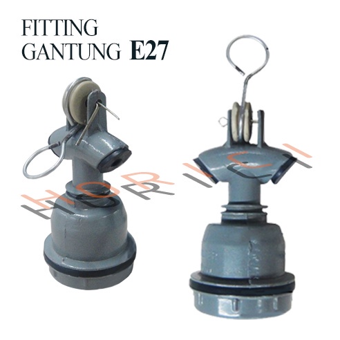 FITING LAMPU GANTING OUTDOOR / KABEL POWER /Fiting Lampu wd e-27/fiting gantung e-27/fiting jalan