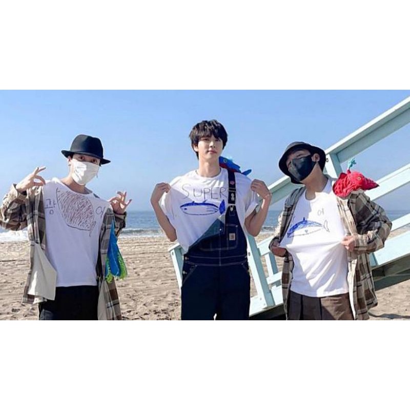 Kaos Bangtan JIN Super Tuna DTF Print