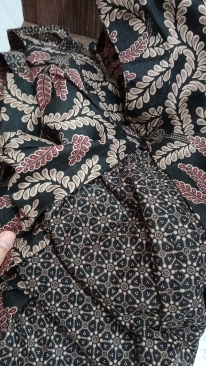 Gamis Batik Manggar,sekar,cantik, Kubis,kupu,padi,daun/cod