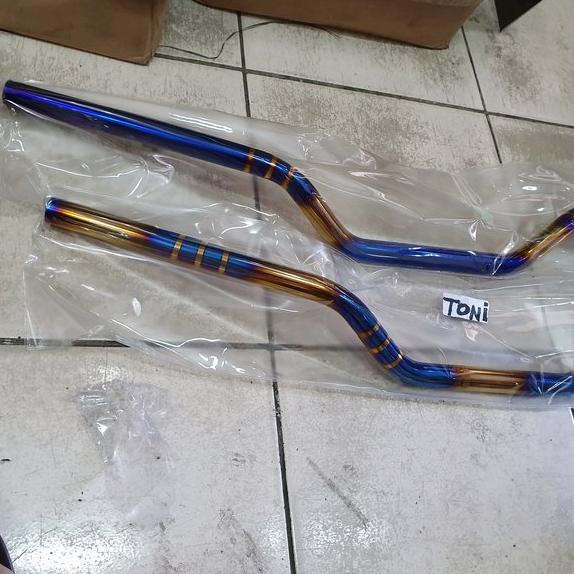 stang fatbar two tone blue mon untuk vixion old satria fu ninja r vixion old cbr tiger cb150r megapr