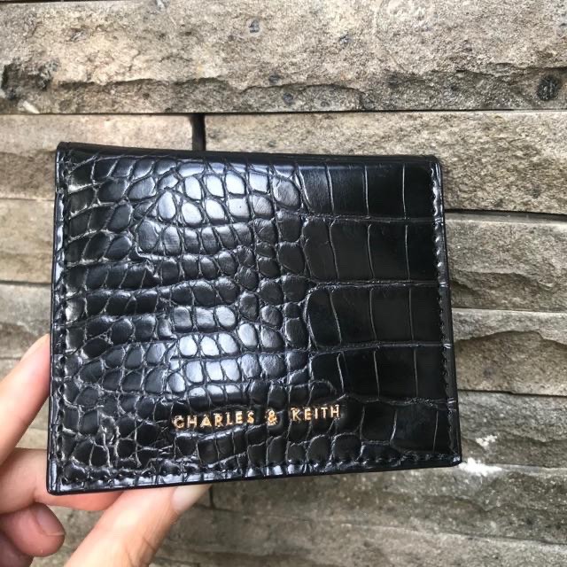 DOMPET | CK |  CROCO PRINTED SHORT WALLET | ORIGINAL IMPORT FREE BOX | CHARLIE_COLLECTION#23852