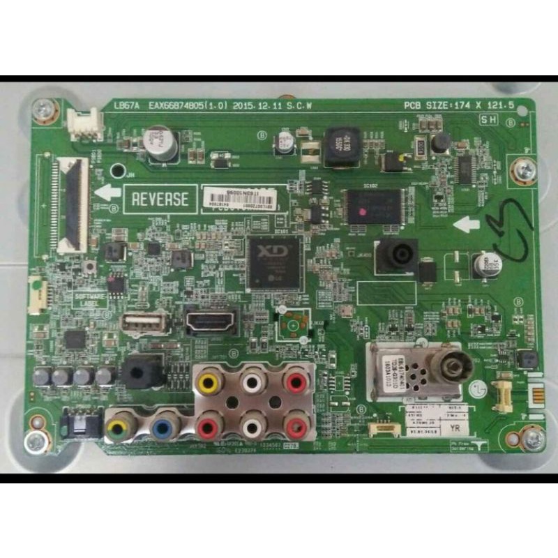 MB - MAINBOARD - MESIN TV LED LG 49LH511T - 49LH511