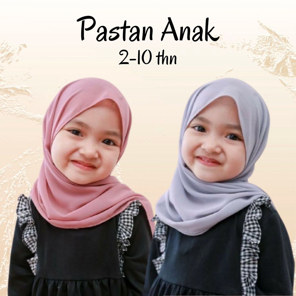 PASHMINA ANAK 2-10thn | Pashmina Instan Anak 2-10thn Diamond Premium