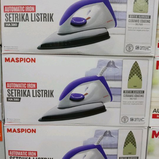 Setrika Listrik Ceramic Maspion HA-380
