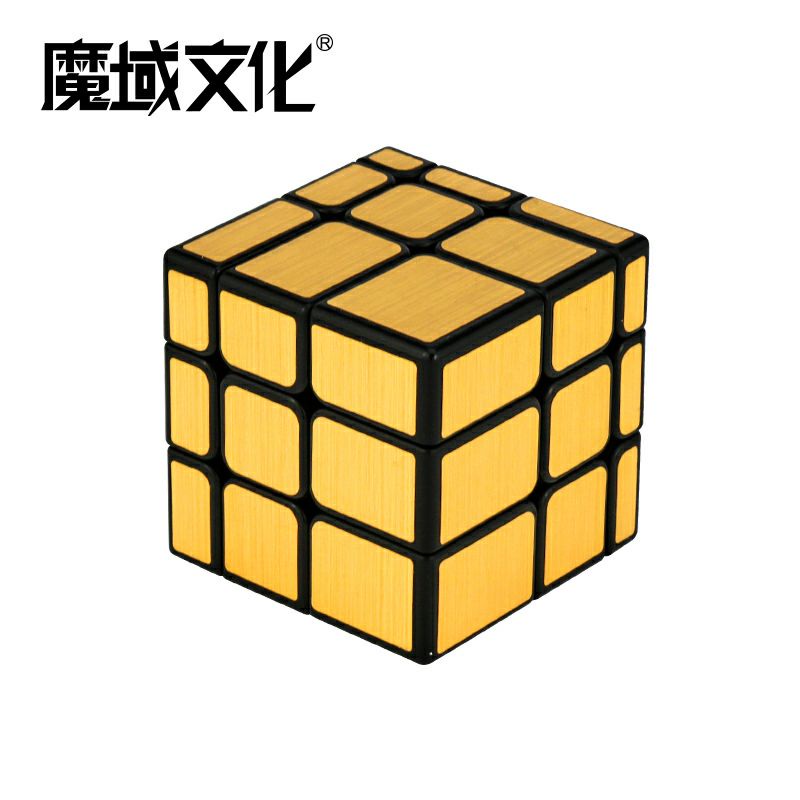 Rubik 3x3 Mirror Moyu Meilong Mirror 3x3 Gold ORIGINAL