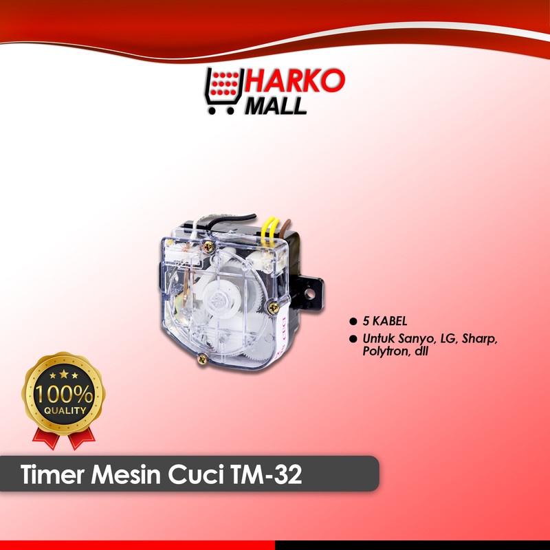 Timer mesin cuci 5 Kabel - TM 32