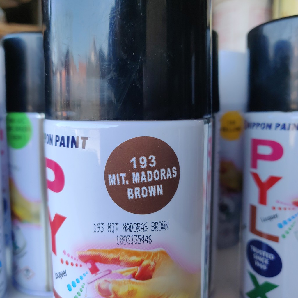PYLOX NIPPON PAINT MIT.MADORAS BROWN 193 CAT SEMPROT CAT BODY 300cc