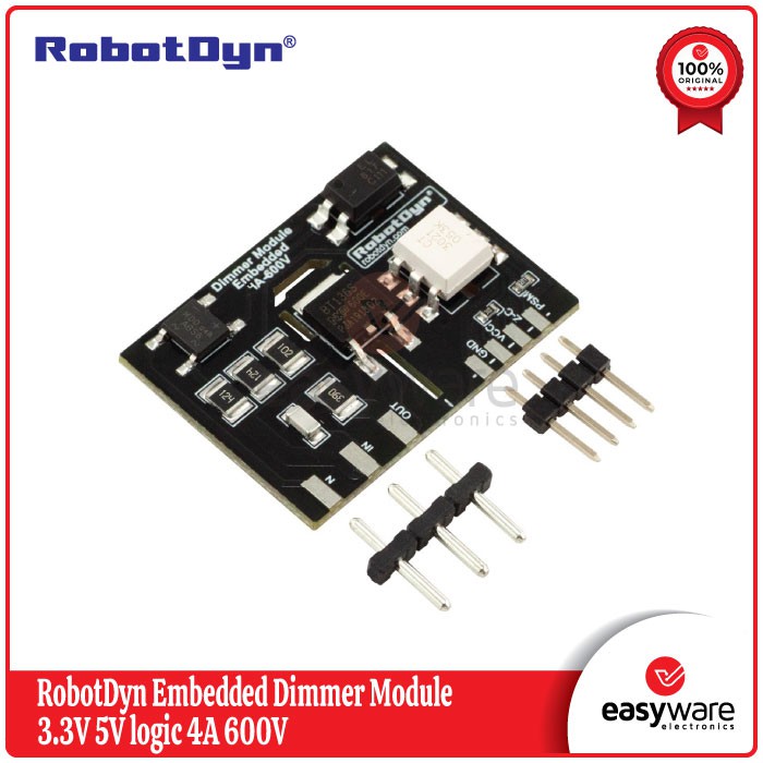 RobotDyn Embedded Dimmer Module, 3.3V/5V logic, 4A, 600V