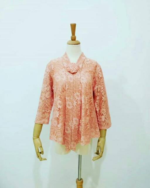 Baju Kebaya Sabrina Modern Atasan Brukat Brokat Lace Wisuda Kondangan Pesta Muslim Ayana