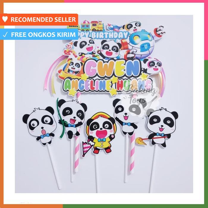 TOPPER CAKE BIRTHDAY BABY BUS