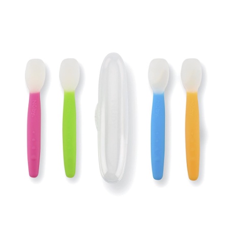 Nuby Silicone Spoon With Case