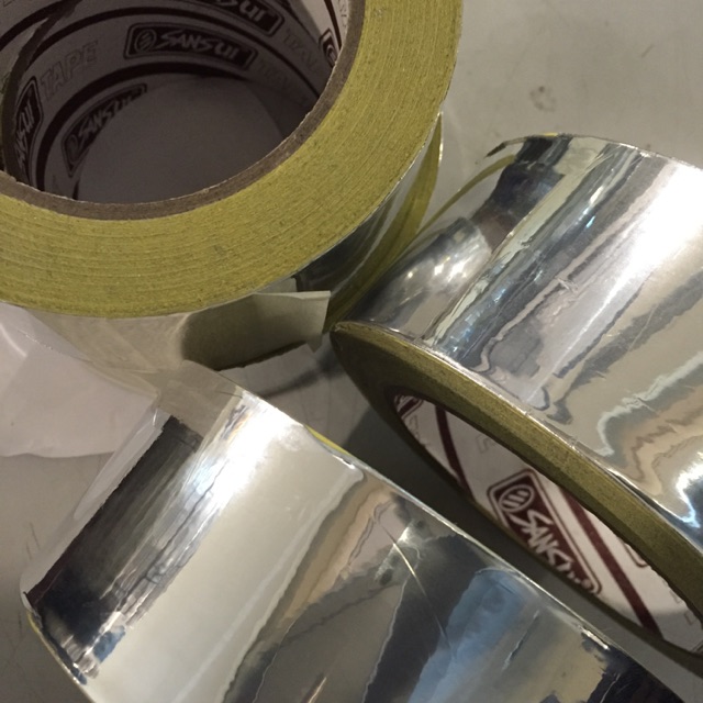 2" x 30yard Sansui Aluminium Tape / Lakban isolasi Panas / Penambal Panci Bocor