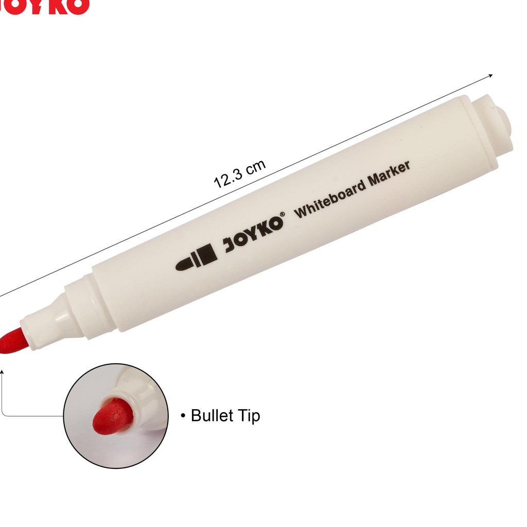 

M3riah Color Whiteboard Marker Spidol Warna Papan Tulis Joyko WMC-51|si4p.K1rim| a.L.4