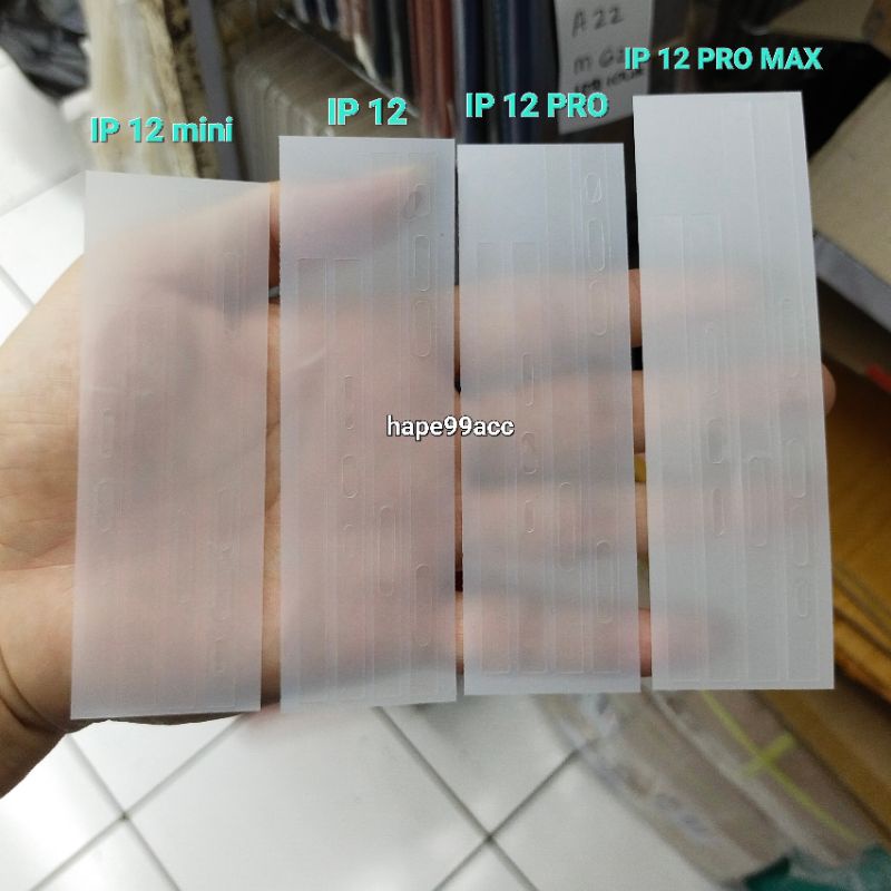 iphone 12 12 Mini 12 Pro 12 Pro Max anti gores hydrogel bazel samping side body