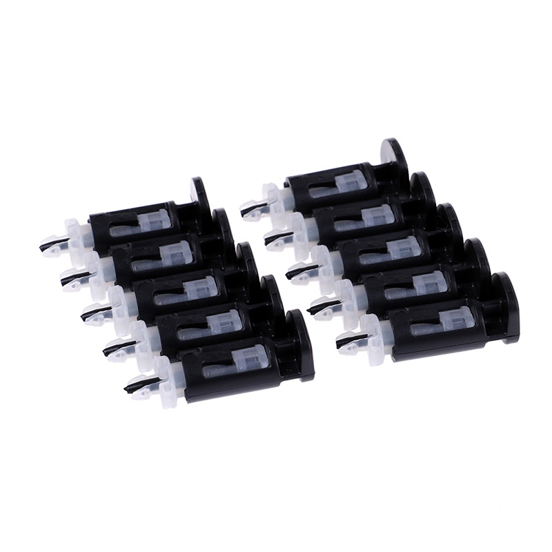 {LUCKID}10Pcs 775 CPU heatsink mount pin plastic push screw cooling fan mounting clip