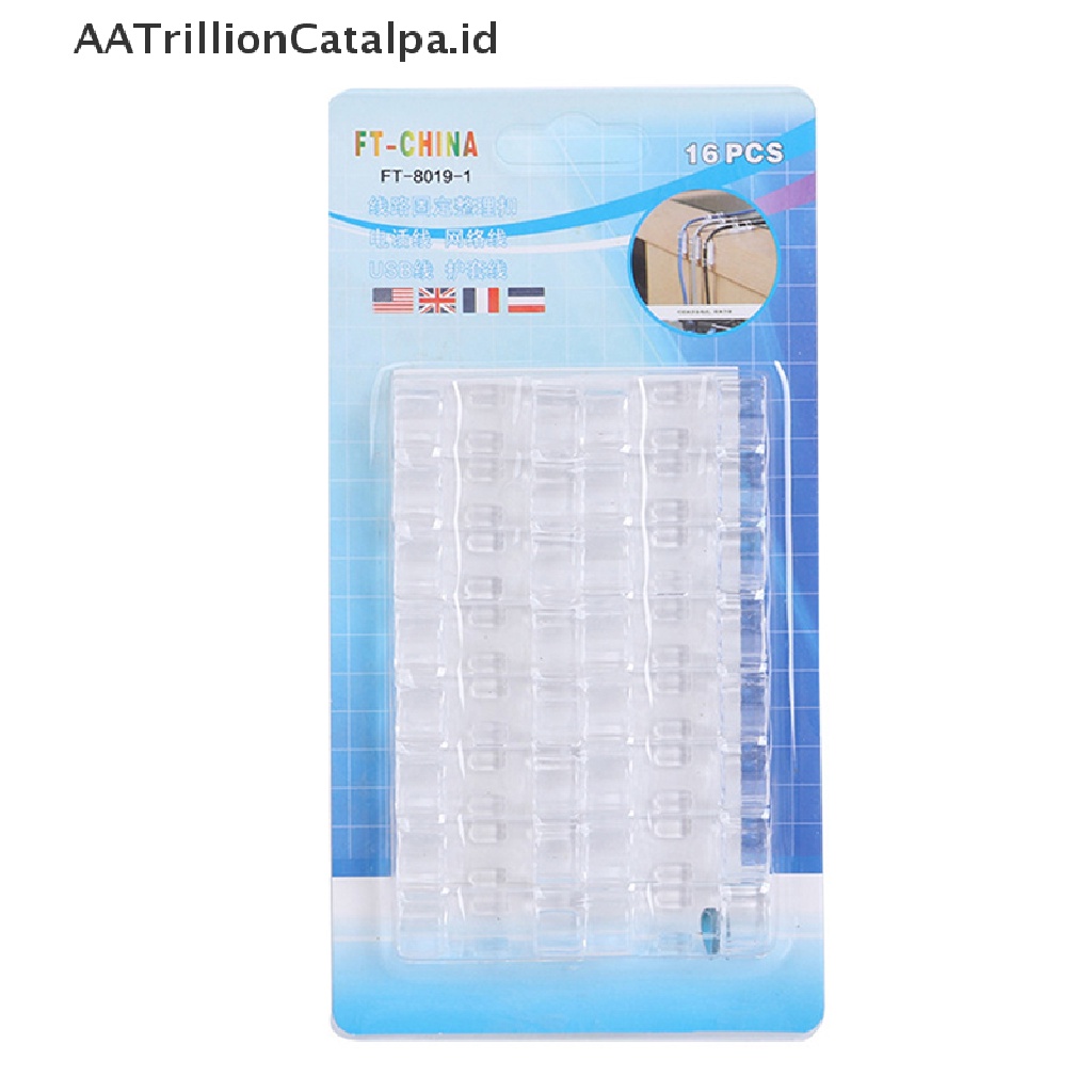 Aatrillioncatalpa 20Pcs Klip Bobbin Winder Organizer Kabel Untuk Meja