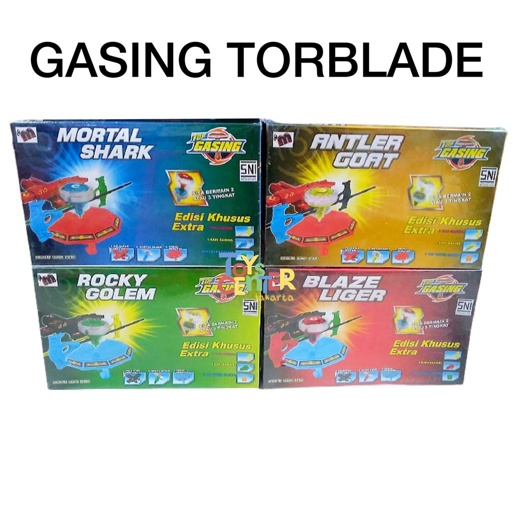 GOKILABIS - MAINAN ANAK GASING TOR BLADE OT1883 ROCKY GOLEM