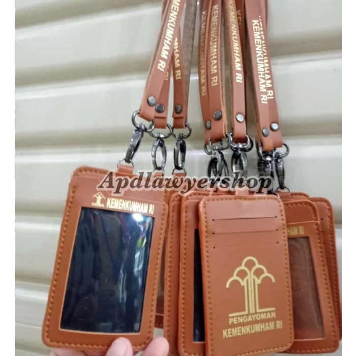

Limited Name Tag Id Card Tali Kulit Pengayoman Kemenkumham Ri Coklat Original Hot Sale