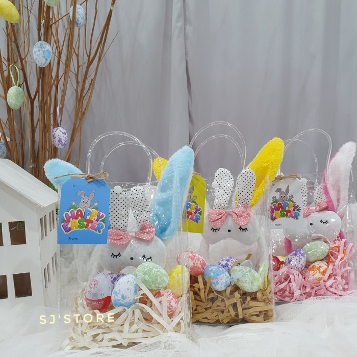 

Easter bunny eggs hampers tas hadiah anak paskah lucu unik kado murah