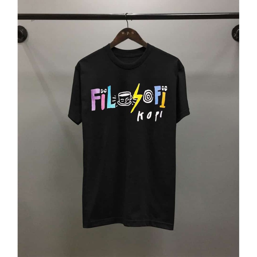 PBM Kaos Distro Filosofi Kopi Warna Cotton Combed 30S / Atasan / T