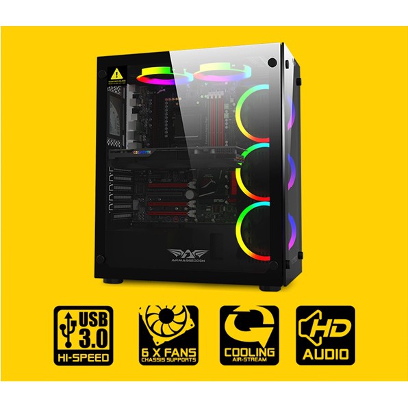 ARMAGGEDDON NIMITZ TR5000 - ATX GAMING PC CASING